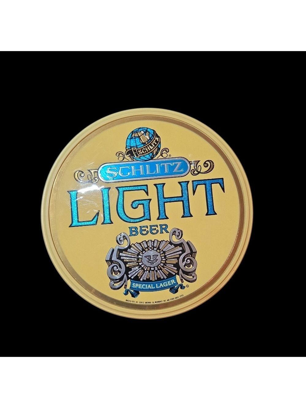 1976 Schlitz Light Beer Sign